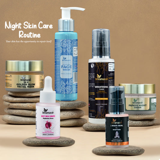 Bhramarah Night Skin Care Routine