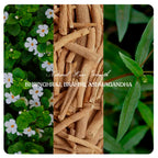 NATURAL HAIR GROWTH COMBO-#08 (Bhringhraj, Brahmi, Ashwagandha Powders)