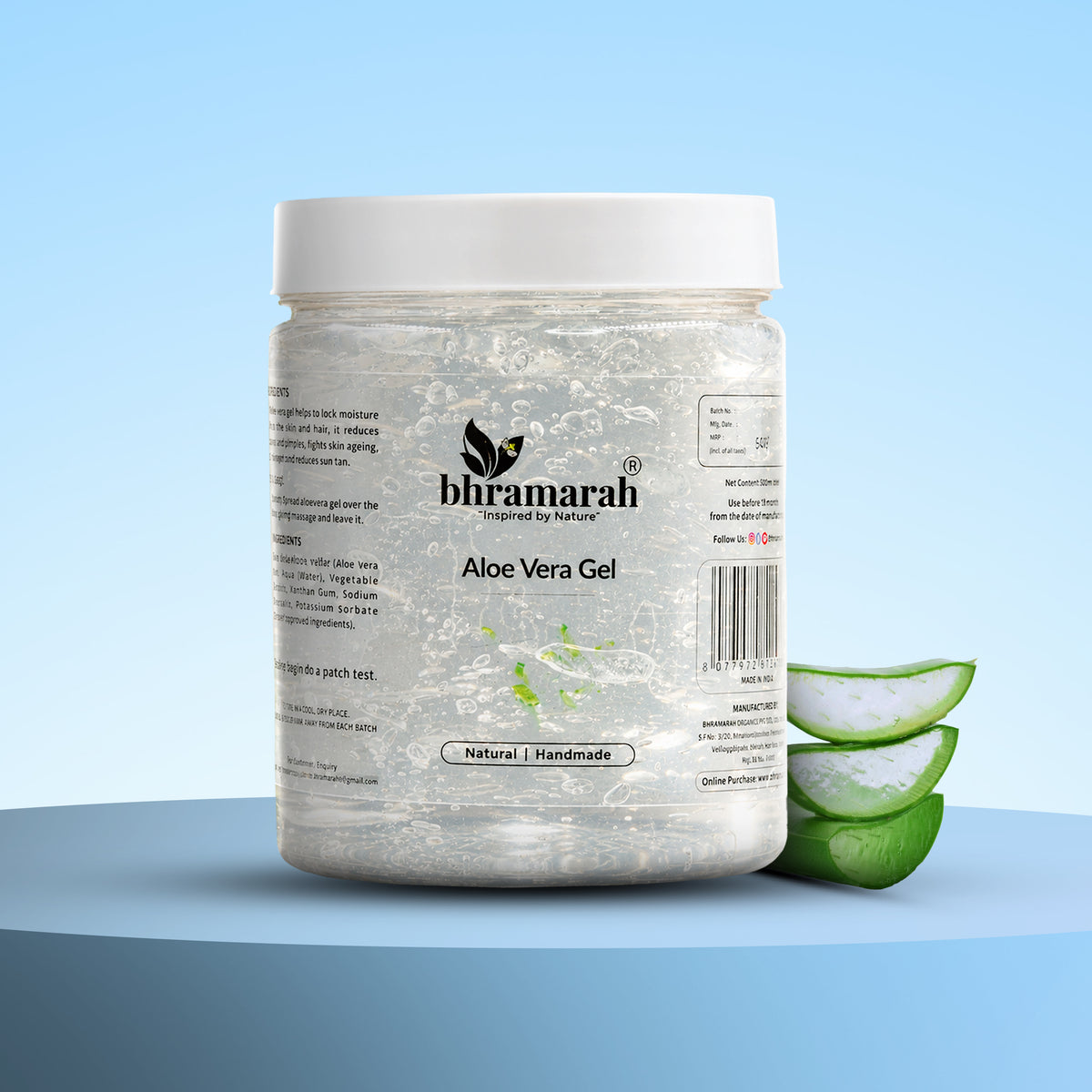 Bhramarah Aloevera Gel (500ml)