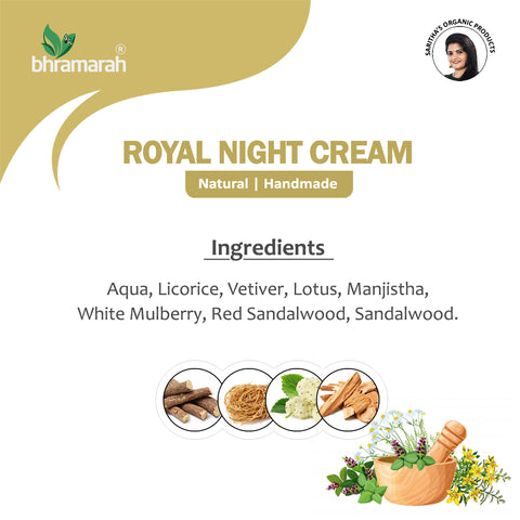 Royal night cream (For skin brightening)