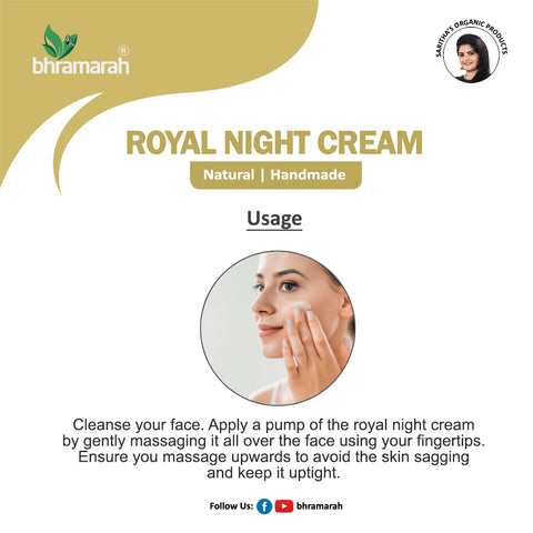 Royal night cream (For skin brightening)
